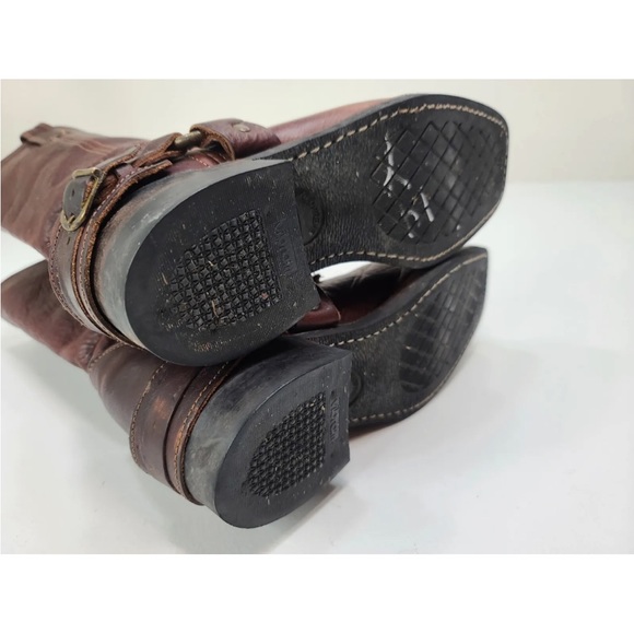 Frye Brown Leather Women's Boots - Picture 8 of 11